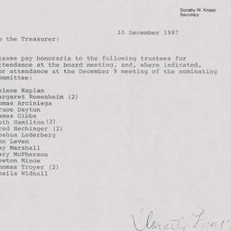 Board of Trustees