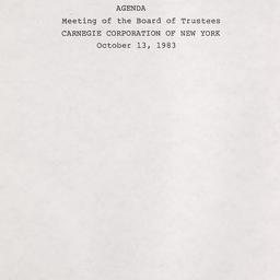 Meeting of the Board of Tru...