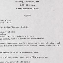 Meeting of the Finance and ...
