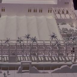 Model, aerial view.