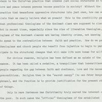 Statement by James H. Cone