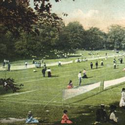 Tennis Courts. Central Park...