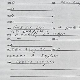 Eastern questionnaire, answ...