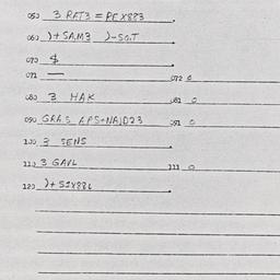 Eastern questionnaire, answ...