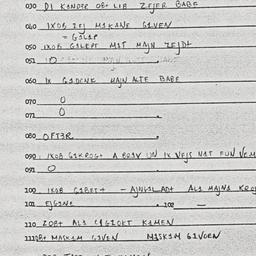 Eastern questionnaire, answ...