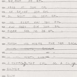 Eastern questionnaire, answ...