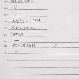 Eastern questionnaire, answ...