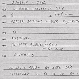 Eastern questionnaire, answ...