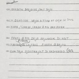 Eastern questionnaire, answ...