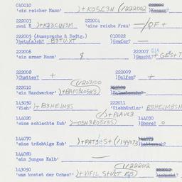 Western questionnaire, answ...