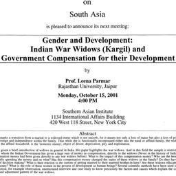 Announcements, 2001-10-15. ...