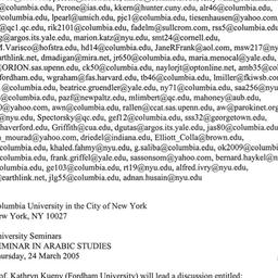 Announcements, 2005-03-24. ...
