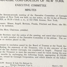 Executive Committee Meeting