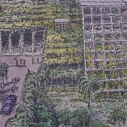 Perspective drawing.