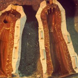 Casts of forearm.