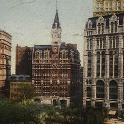 Newspaper Row, New York.