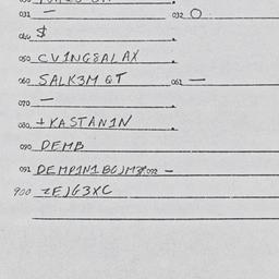 Eastern questionnaire, answ...