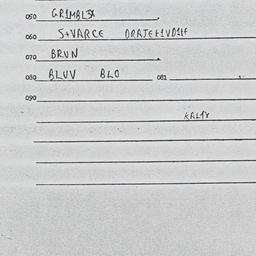 Eastern questionnaire, answ...