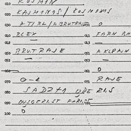 Eastern questionnaire, answ...