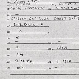 Eastern questionnaire, answ...