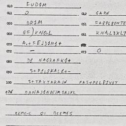 Eastern questionnaire, answ...