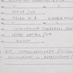 Eastern questionnaire, answ...