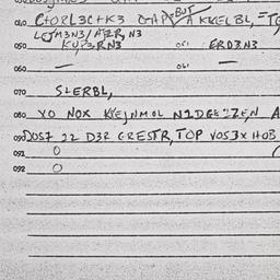 Eastern questionnaire, answ...