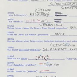 Western questionnaire, answ...