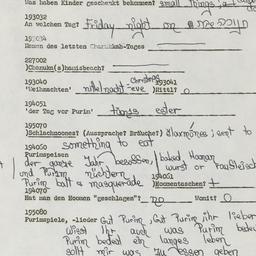 Western questionnaire, answ...