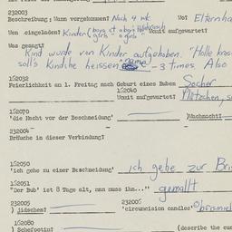 Western questionnaire, answ...