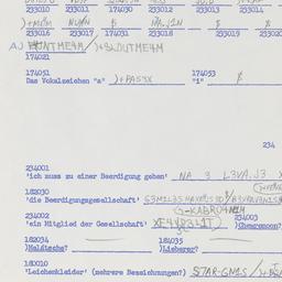 Western questionnaire, answ...