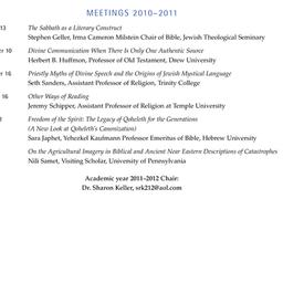 Schedules, The Study of the...