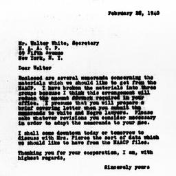 Letter from Guy B. Johnson ...
