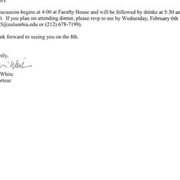 Announcements, 2002-02-08. ...