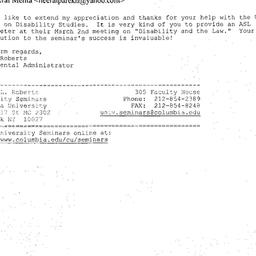 Correspondence, 2005-03-02....