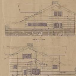 South, north elevations