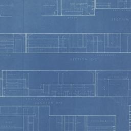 First floor sections, eleva...
