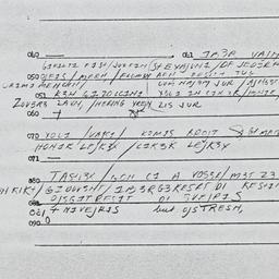 Eastern questionnaire, answ...