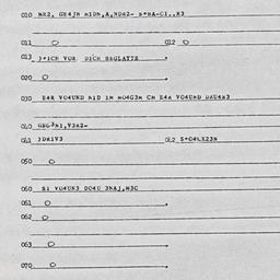 Eastern questionnaire, answ...