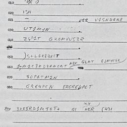 Eastern questionnaire, answ...