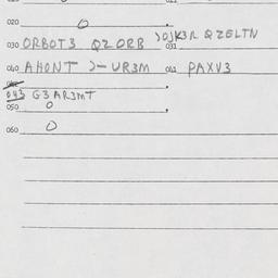 Eastern questionnaire, answ...