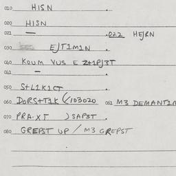 Eastern questionnaire, answ...