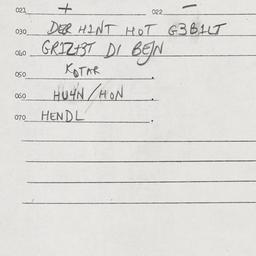 Eastern questionnaire, answ...