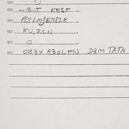 Eastern questionnaire, answ...