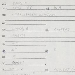 Eastern questionnaire, answ...