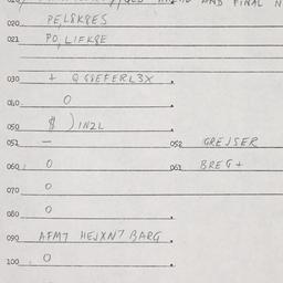 Eastern questionnaire, answ...