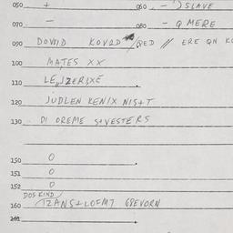 Eastern questionnaire, answ...