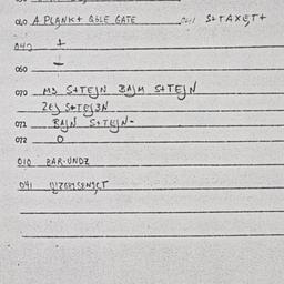 Eastern questionnaire, answ...