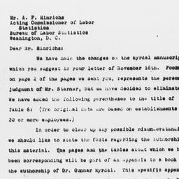 Letter from Florence Anders...