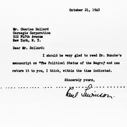 Letter from Paul Lewinson t...